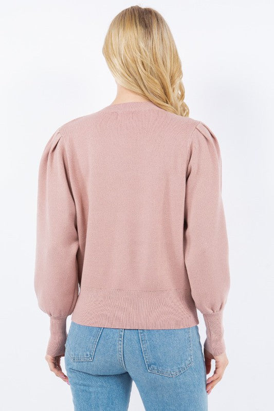 Sweater - Antique Pink