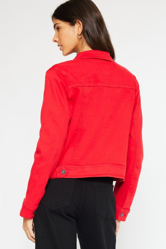 Red Jean Jacket - KanCan