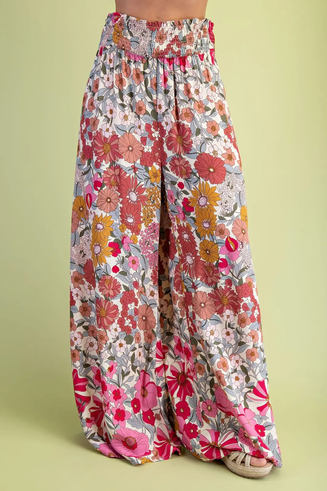 Floral Flare Wide Leg