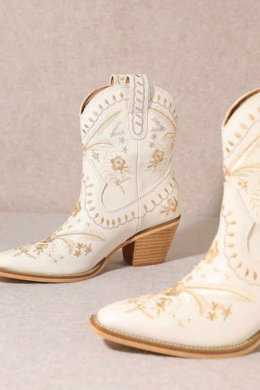 Embroidered Cowgirl Boots