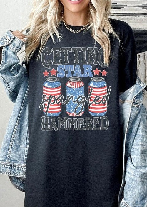 Graphic Tee - Star Spangled Hammered
