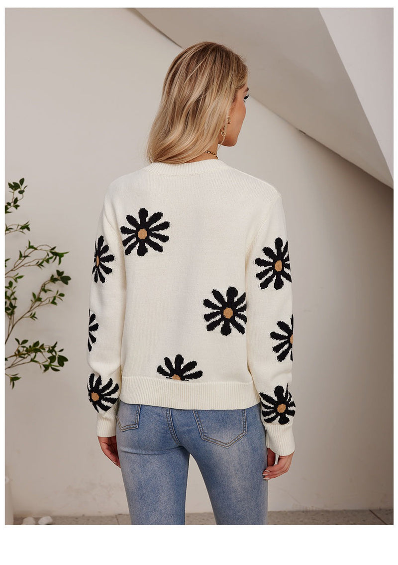 All Over Daisy Sweater