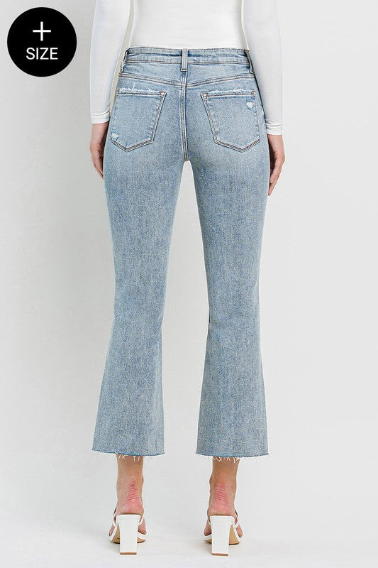 HIGH RISE KICK FLARE JEANS - Lovervet