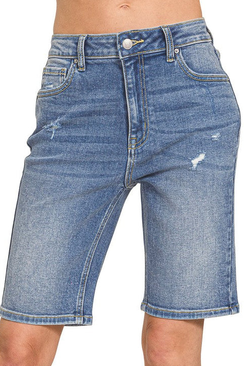 High Waisted Bermuda Short Pants