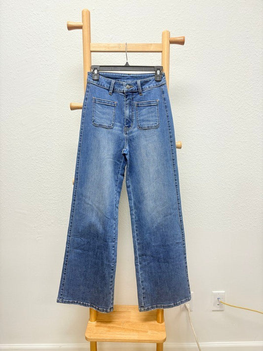 Stretch Front Two Pocket High Rise