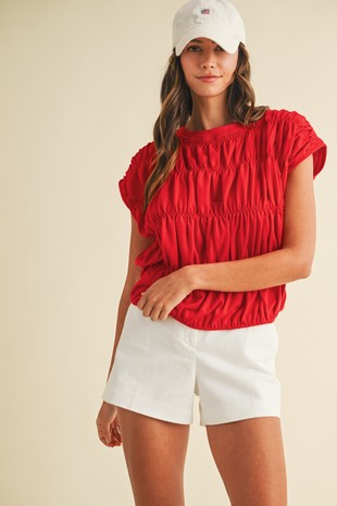 Game Day Smocked Bubble Top