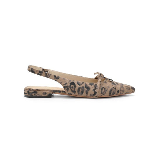 Leopard Suede Flats