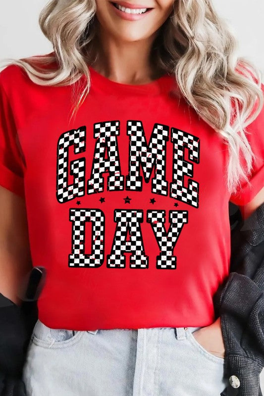 Red Checkered Game Day