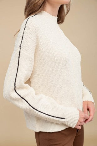 Mock Sweater - Cream