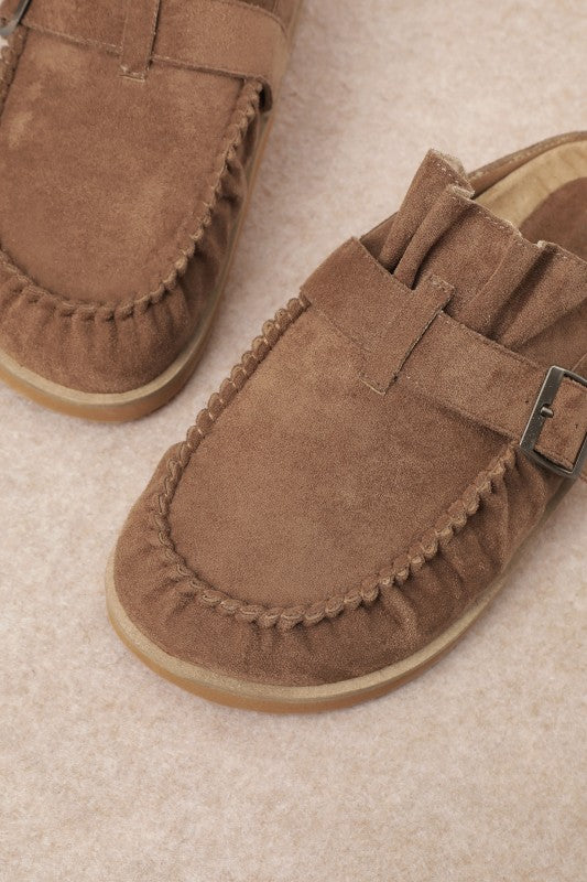 Suede Moc Clog - brown