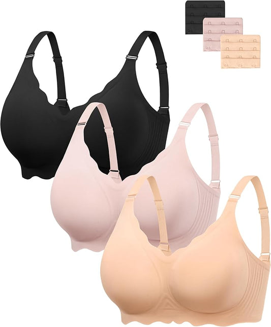 Wireless T-shirt Bra - Scalloped Edge