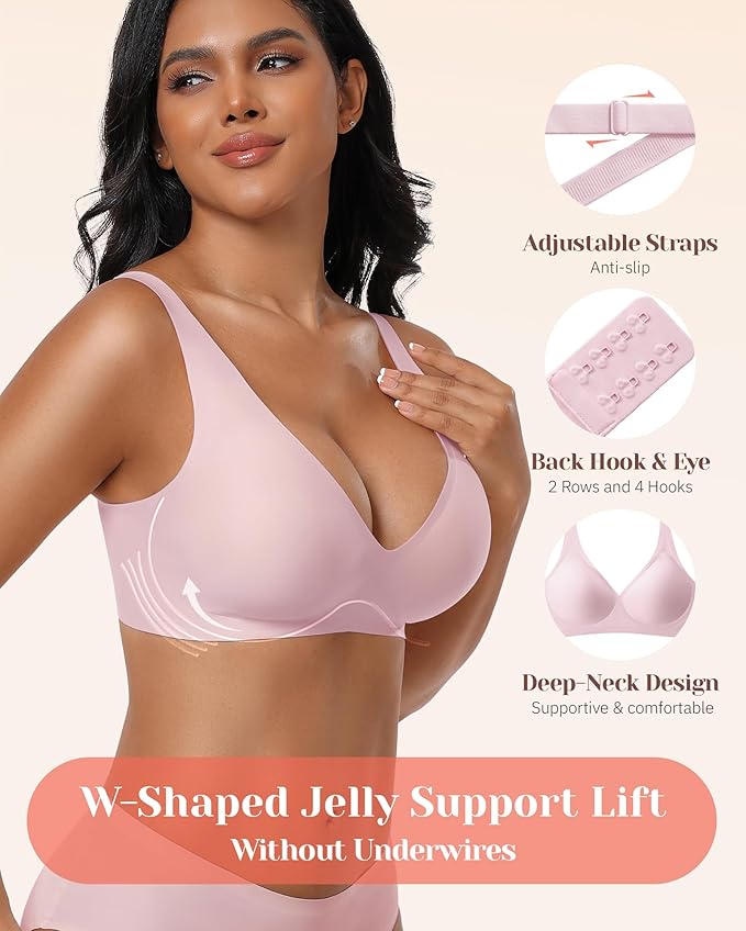 Wireless T-shirt Bra - V-Cut