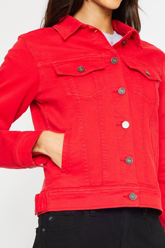 Red Jean Jacket - KanCan
