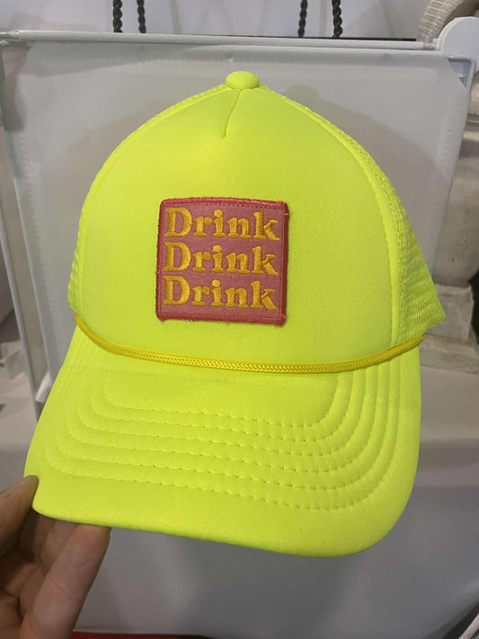 Drink drink drink neon yellow