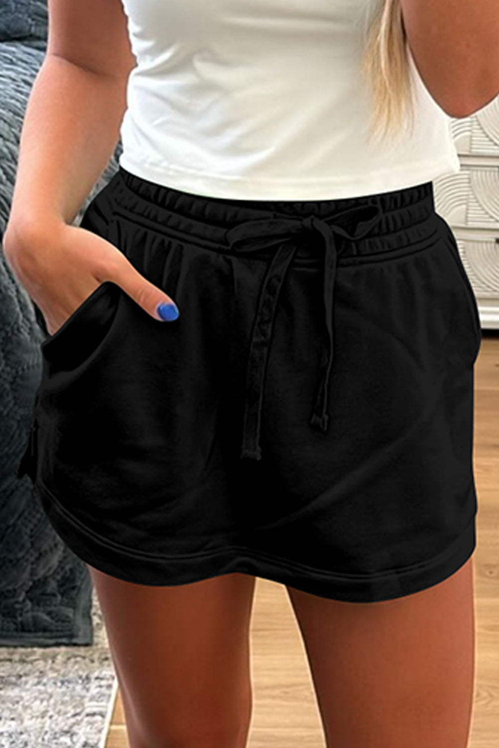 Black Skort with Pockets