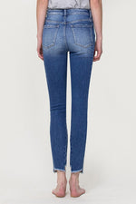 Vervet by Flying Monkey - High Rise Ankle Skinny / Uneven Hem Detail