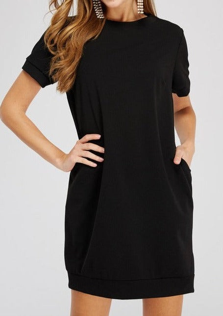 Banded Dress - Black