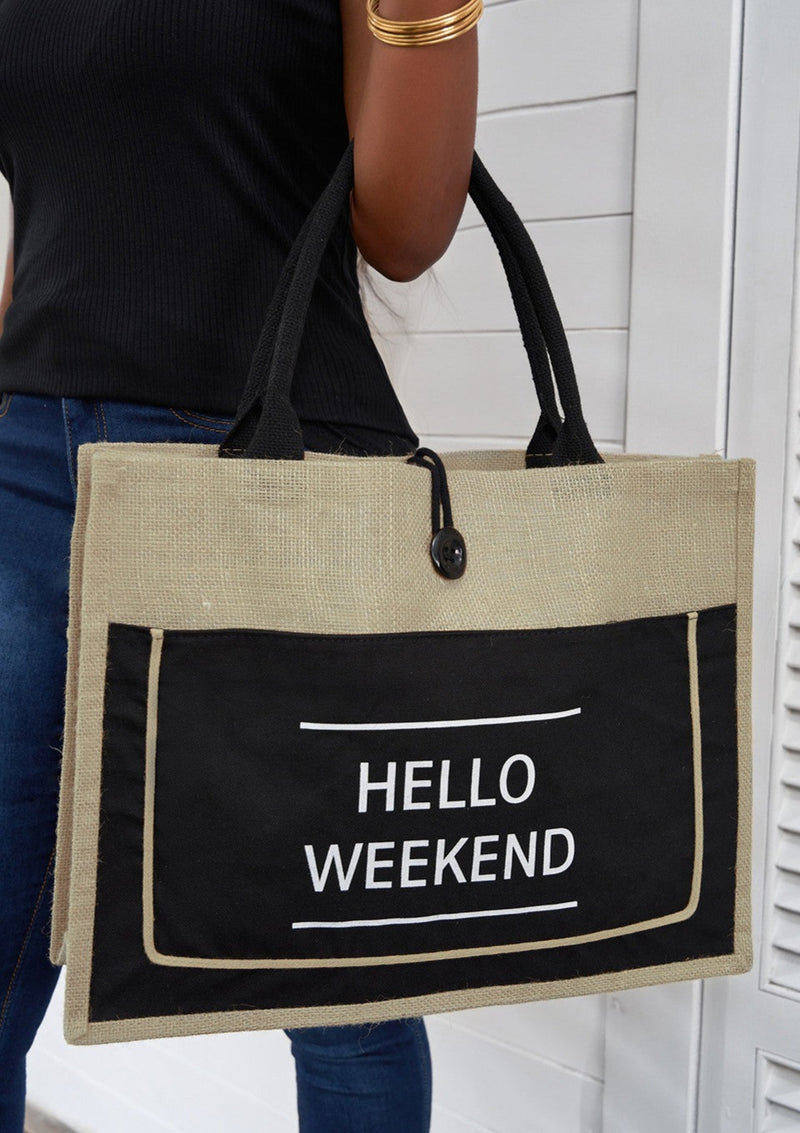 Hello Weekend Handbag