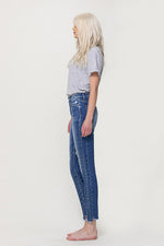 Vervet by Flying Monkey - High Rise Ankle Skinny / Uneven Hem Detail